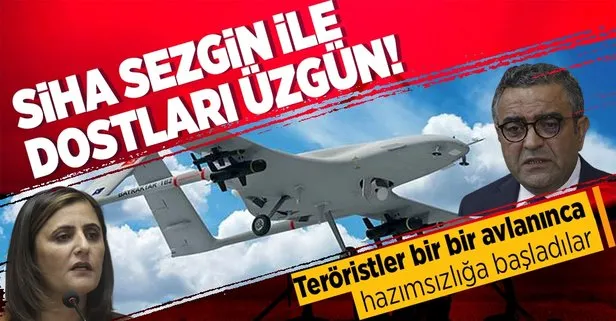 CHP’li SİHA Sezgin Tanrıkulu ile HDP’li dostlarını telaş bastı! Teröristlerin avlanmasından rahatsızlar