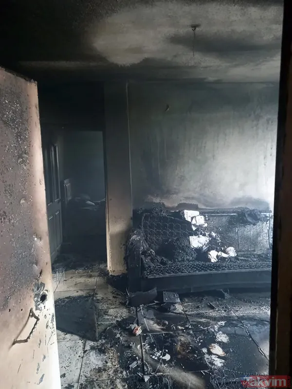 Adana'da kapıyı eski eşinin üzerine kilitleyen şahıs evi ateşe verdi - 7