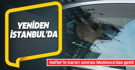Son dakika: Libya Başbakanı Sarrac Moskova'daki görüşme sonrası İstanbul'a geldi