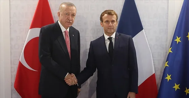 Başkan Erdoğan Fransa Cumhurbaşkanı Macron ile görüştü! Gündem Rusya-Ukrayna... Masada ateşkes