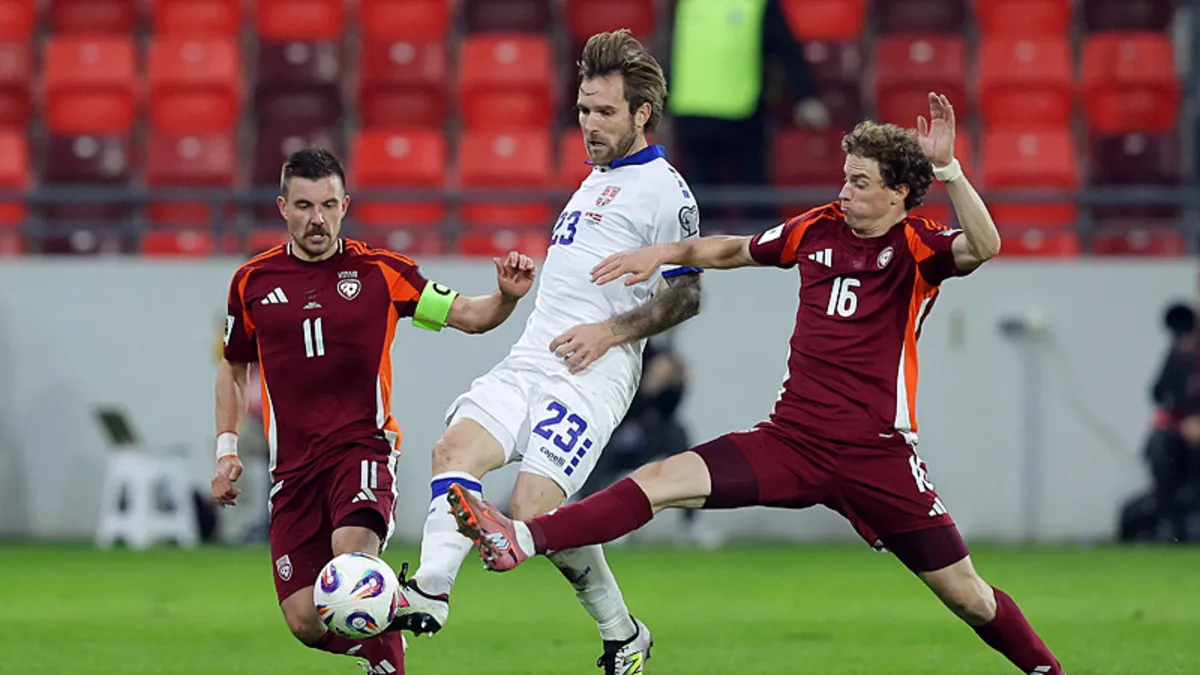 Formalite maçında kazanan Sırplar! Sırbistan - Letonya: 2-1 | MAÇ SONUCU