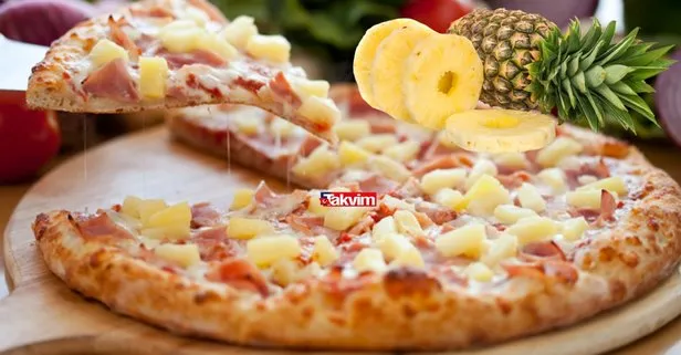 En kolay, lezzetli, az malzemeli ananaslı pizza Hawaiian tarifi!