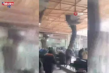 Kahvehane kavgası kameralarda!