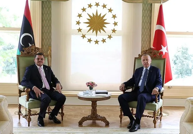 SON DAKİKA: Başkan Erdoğan Vahdettin Köşkü'nde Libya Başbakanı'nı kabul etti-1