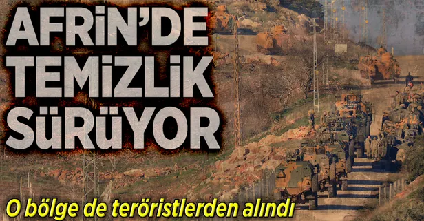 O bölge de teröristlerden arındırıldı