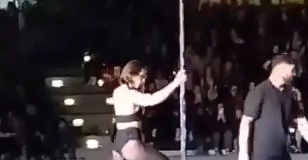 CHP'li Altıeylül Belediyesi'nden skandal: 23 Nisan'da çocukların gözü önünde direk dansı yaptırıldı