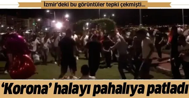 İzmir’de Kordon’daki korona halayına 25 bin lira ceza kesildi!