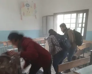 Son dakika: PKK/YPG terör örgütünden Afrin merkezde yer alan 2 okul ve 1 camiye 4 Grad füzeli saldırı