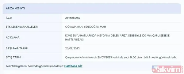 İstanbul'un 11 ilçesinde su kesintisi (Arnavutköy, Zeytinburnu, Sarıyer...) Sular ne zaman gelecek? - 12