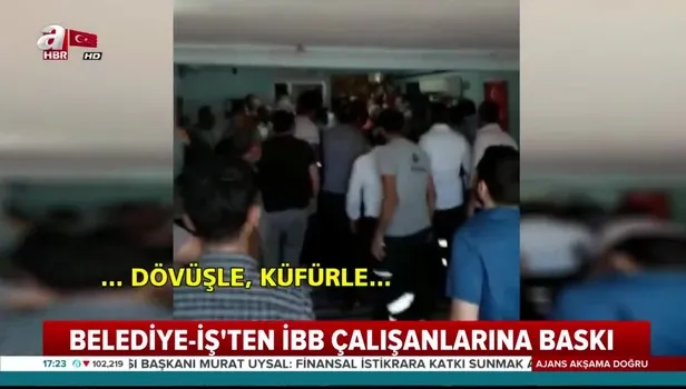 İBB'de skandal görüntüler! HAK-İŞ Başkanı Mahmut Arslan canlı yayında tepki gösterdi: Bunun adı eşkıyalık