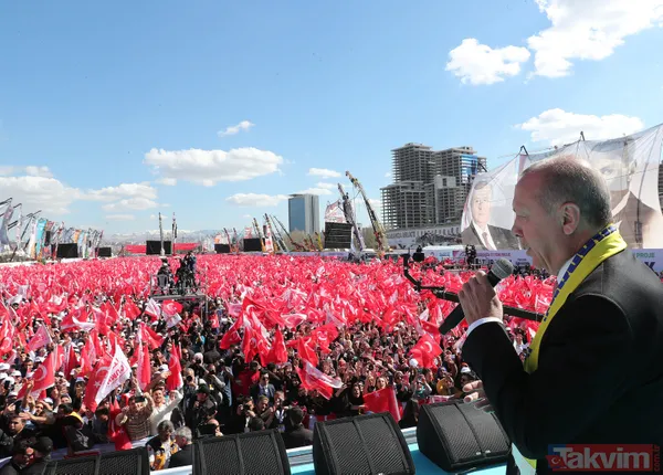 Cumhur İttifakı Ankara miting alanı saatler öncesinden doldu taştı - 12