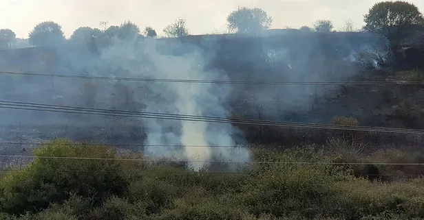 Son dakika: Küçükçekmece'de korkutan yangın!
