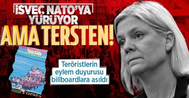 NATO’yu isteyen İsveç’te terör yürüyüşü serbest