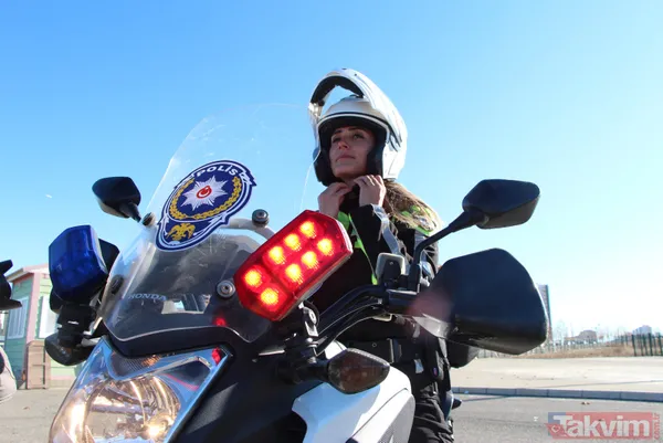 Diyarbakır'da tek: Kadın 'Motosikletli Şahin' polisi Dilek Zengin! Gören donup kalıyor - 16