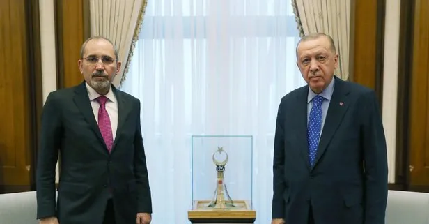 Başkan Erdoğan Ürdün Başbakan Yardımcısı Ayman Safadi’yi kabul etti