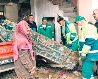 Milyoner kadın 5 ton çöp yaptı