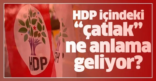 HDP içindeki çatlak ne anlama geliyor?