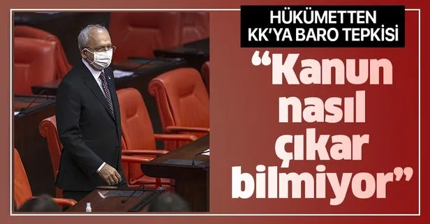 Son dakika: Adalet Bakanı Abdulhamit Gül’den Kılıçdaroğlu’na baro tepkisi