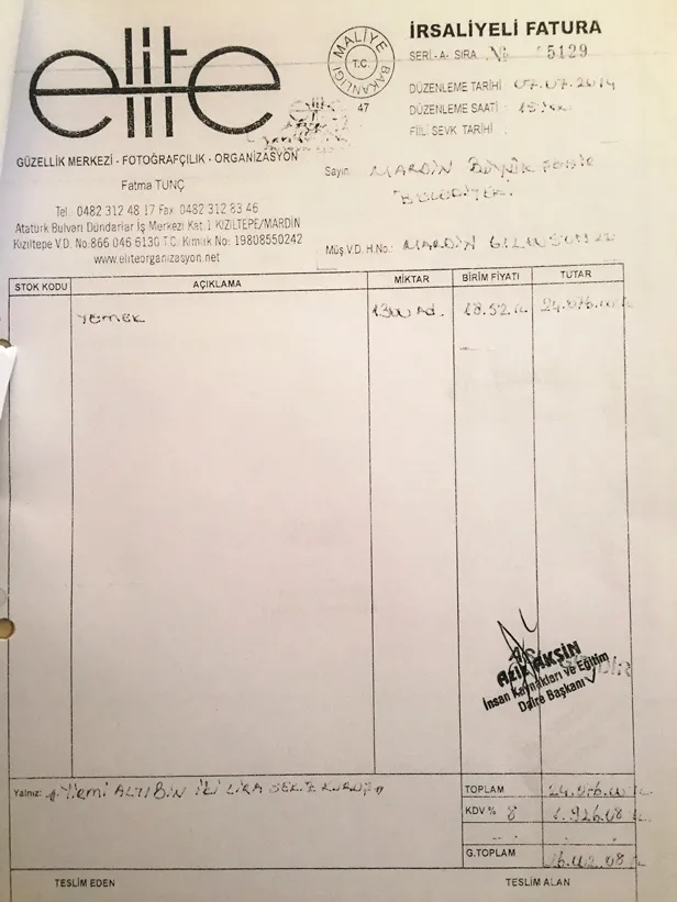 Skandalın faturaları ortaya çıktı! Ahmet Türk, Türkiye karşıtı heyetlere belediye bütçesinden 500 bin lira harcadı!-1