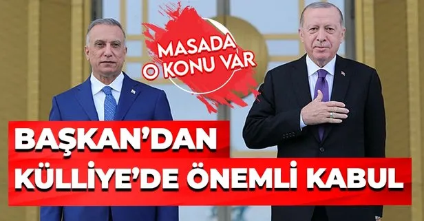 Son dakika: Başkan Erdoğan’dan önemli kabul! Irak Başbakanı Ankara’da