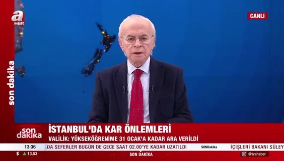 SON DAKİKA HABER! İstanbul Valisi Ali Yerlikaya açıkladı! Üniversiteler 31 Ocak'a kadar tatil edildi