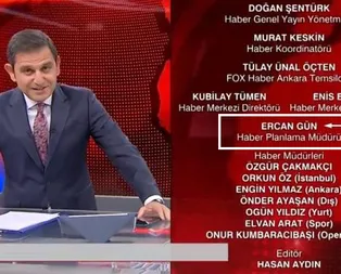 17-25 Aralık darbe girişiminin medya ayağı FOX