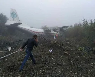 Ukrayna'da uçak kazası! Ölü ve yaralılar var