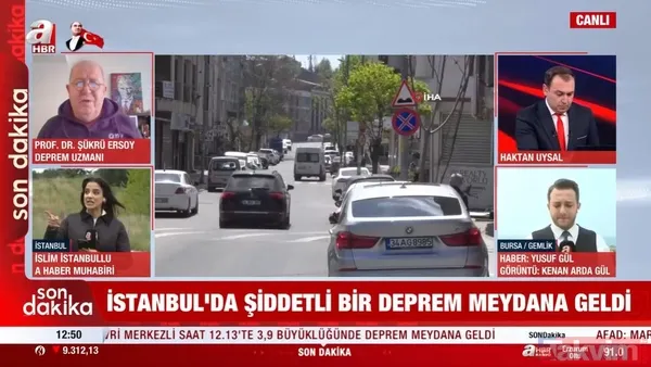 Çok Kısa Da Sürmedi O Anlarda Uysal Yayına Devam Ederken Deprem Uzmanı Prof. Dr. Şükrü Ersoy, "17 Katlı Bir Binada Çok Şiddetli Sallandı Doğru Söylüyorsunuz...
