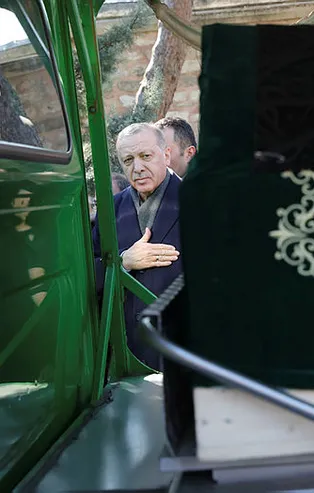 Başkan Erdoğan Akif Çağatay Kılıç'ın babası Sinan Kılıç'ın cenaze törenine katıldı