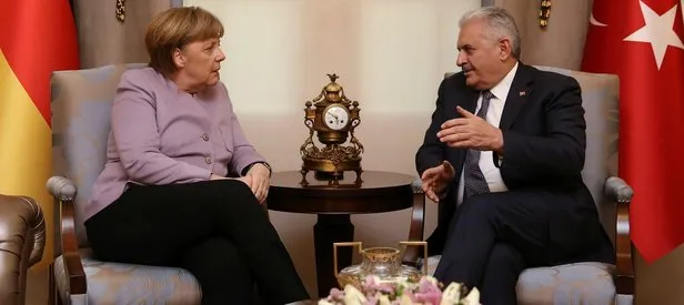 Yıldırım - Merkel görüşmesi başladı