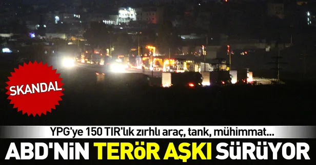 ABD’den terör örgütü YPG’ye askeri sevkiyat
