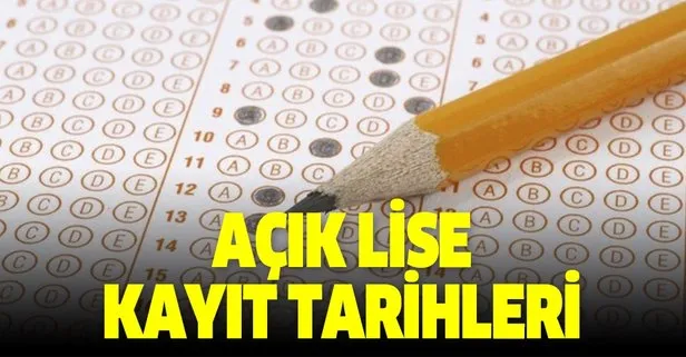 AÖL kayıtları ne zaman başlayacak? Açık lise kayıt yenileme tarihleri belli oldu mu?