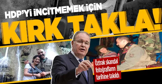 Faik Öztrak'tan HDP'yi incitmemek için kırk takla! PKK'lı terörist Volkan Bora ile HDP'li Semra Güzel'in fotoğrafının tarihine takıldı...