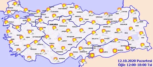 HAVA DURUMU | Meteorolojiden o bölgelere sis ve pus uyarısı | 12 Ekim İstanbul'da hava nasıl olacak?-3