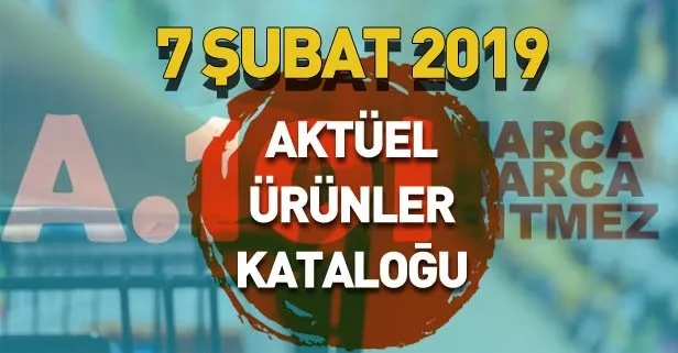 A101 7 Şubat 2019! Bu hafta A101 aktüel ürünler kataloğunda hangi neler var? Teknoloji ürünleri arasında...