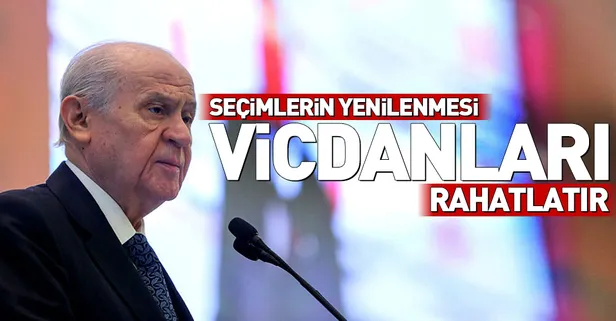 Seçimlerin yenilenmesi vicdanları rahatlatır