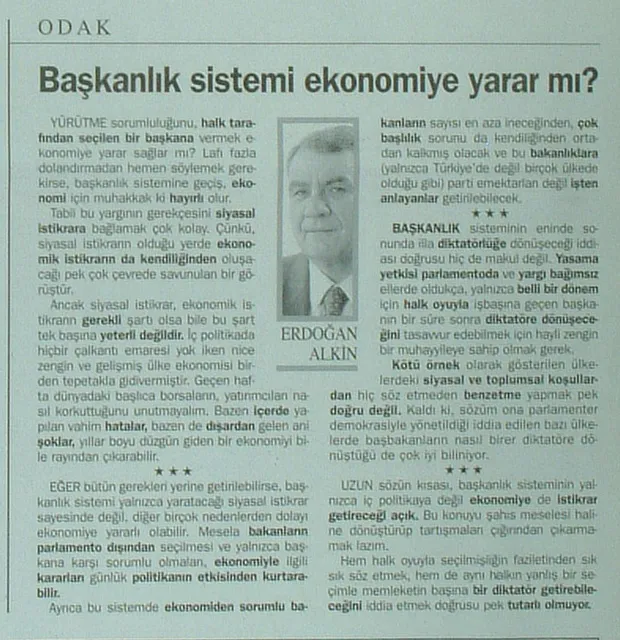 Başkanlık sistemi ve kullanışlı gazeteciler!-21