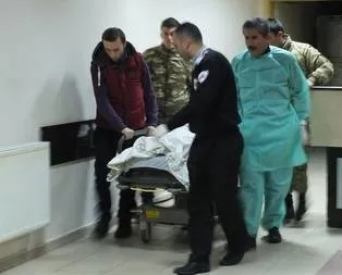 Bir asker nöbete vuruldu