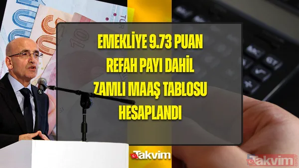 Emekliye 9.73 puan refah payı dahil maaş zammı tablosu çıktı! SSK-Bağkur'luya %4 ek ödeme + %52'lik 2024 enflasyon farkı oluştu! En düşük emekli maaşı en az... - 1