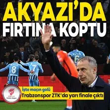 Trabzonspor ZTK’da Başakşehir’i eledi! Fırtına yarı finalde