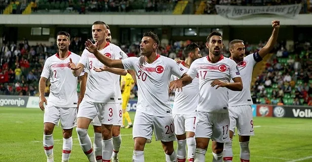 A Milli Takım deplasmanda Moldova'yı 4-0 yenerek liderliği kaptı