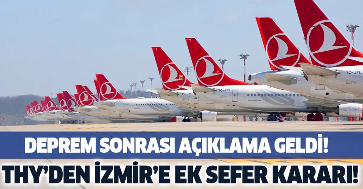 Izmir De 6 6 Lik Deprem Sonrasi Turk Hava Yollari Ndan Ek Sefer Karari Takvim