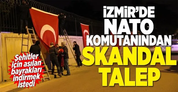 İzmirde NATO komutanından skandal talep