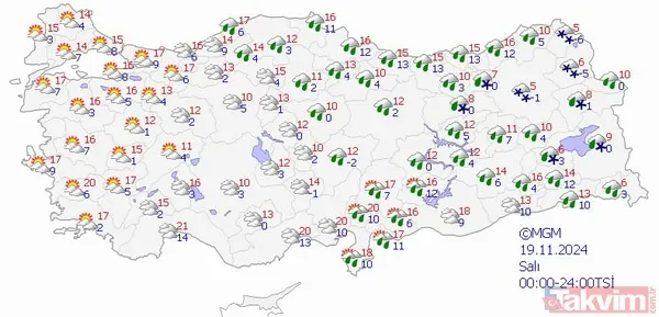 Meteoroloji hafta sonu için uyardı! Kuvvetli sağanak bekleniyor: O illerde sarı kod! - 19
