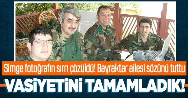 O fotoğrafın sırrı ortaya çıktı: Vasiyetini tamamladık!
