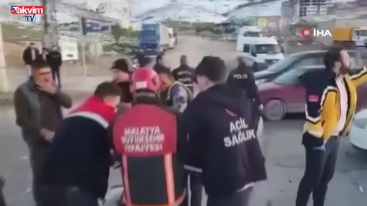 Malatya’da üç araçlı trafik kazası: 4 yaralı