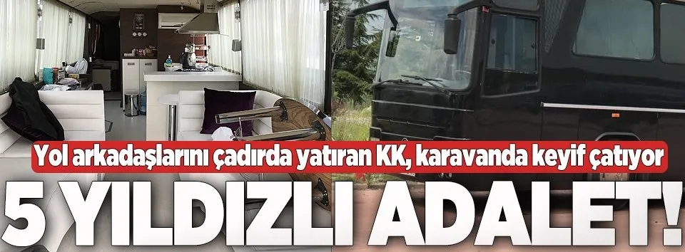 İşte KK'nın 5 yıldızlı karavanı