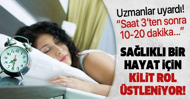 Öğle uykusu beynin dostu! Düzenli uyku bağışıklık sistemini destekliyor...