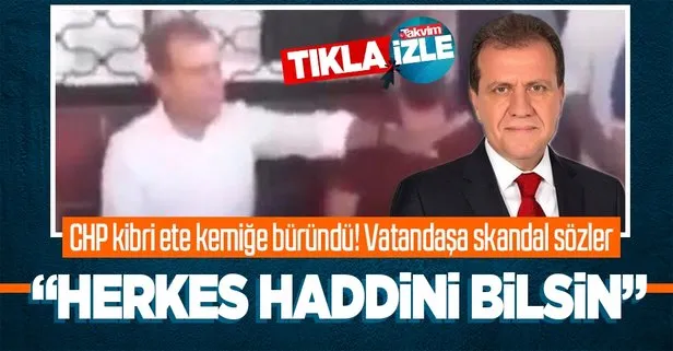 CHP’li Başkan Vahap Seçer’den vatandaşa skandal sözler: Haddinizi bilin