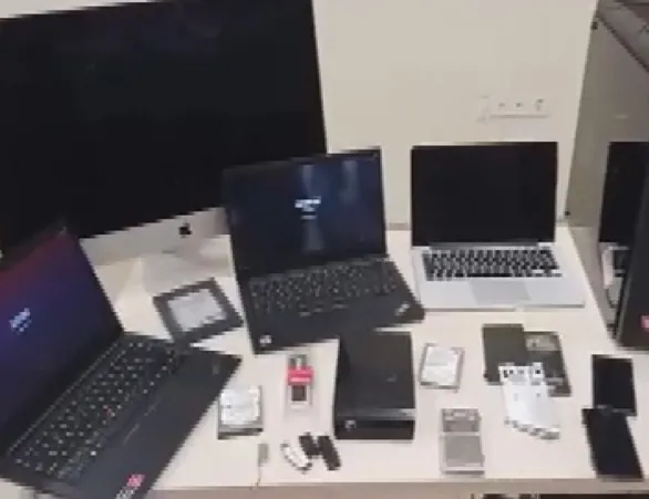 Kripto para operasyonu polis kamerasında